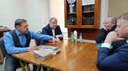 Встреча с депутатом Национального собрания Республики Беларусь Виталием Юрьевичем Уткиным и представителями Рогачевского исполкома  