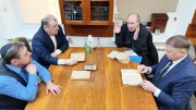 Встреча с депутатом Национального собрания Республики Беларусь Виталием Юрьевичем Уткиным и представителями Рогачевского исполкома  