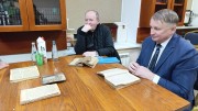 Встреча с депутатом Национального собрания Республики Беларусь Виталием Юрьевичем Уткиным и представителями Рогачевского исполкома  
